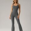 shell forest jumpsuit freegray activewear pilates yoga sport frontview