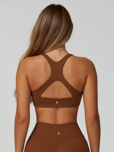 shell storm top lightcoffee activewear pilates yoga sport view2