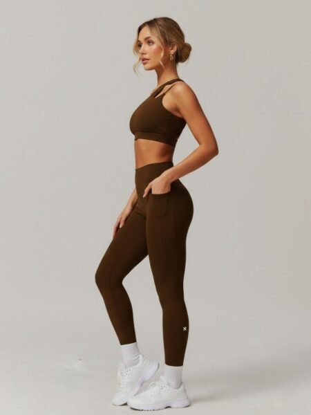 shell terra tights birchbrown activewear pilates yoga sport view5