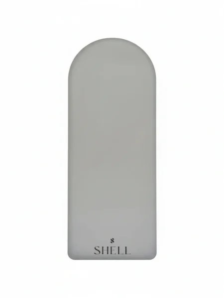 shell grey arched yoga mat