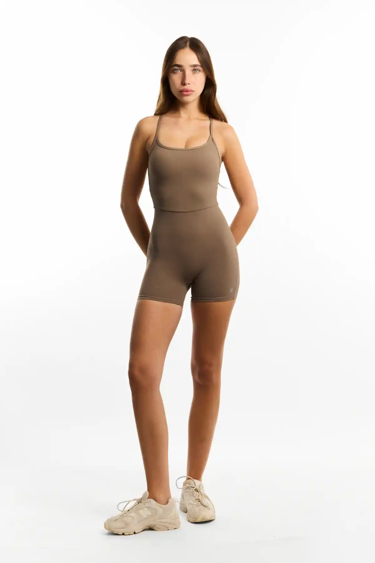 אוברול ספורט Aya - dark brown אוברול ספורט Aya - dark brown – תמונה 4